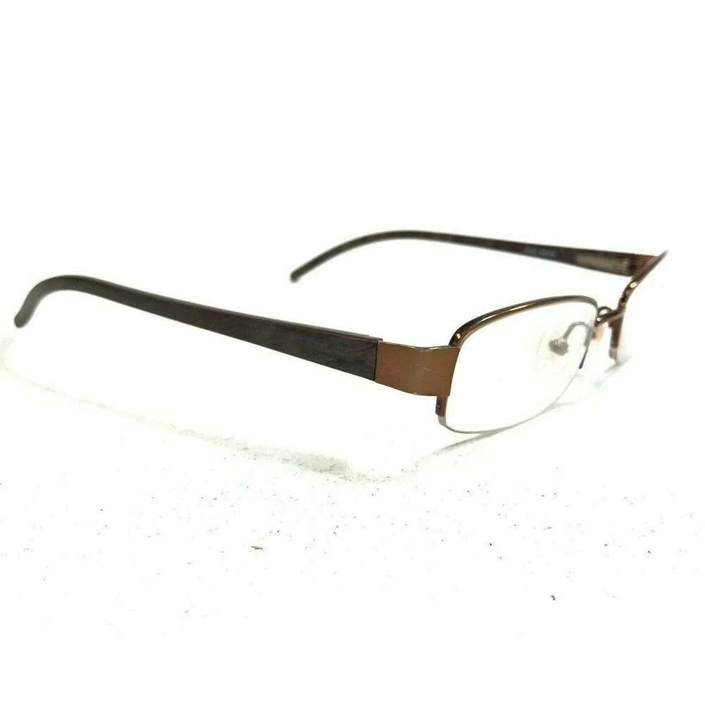 Blue Moon BM 561 BR Eyeglasses Sunglasses Frames Brown Rectangular Half Rim 135